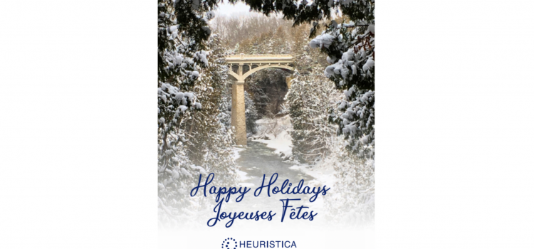 Happy Holidays from all of us at Heuristica