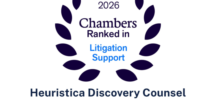 Heuristica Ranked Again by Chambers and Partners Heuristica Ranked Again by Chambers and Partners